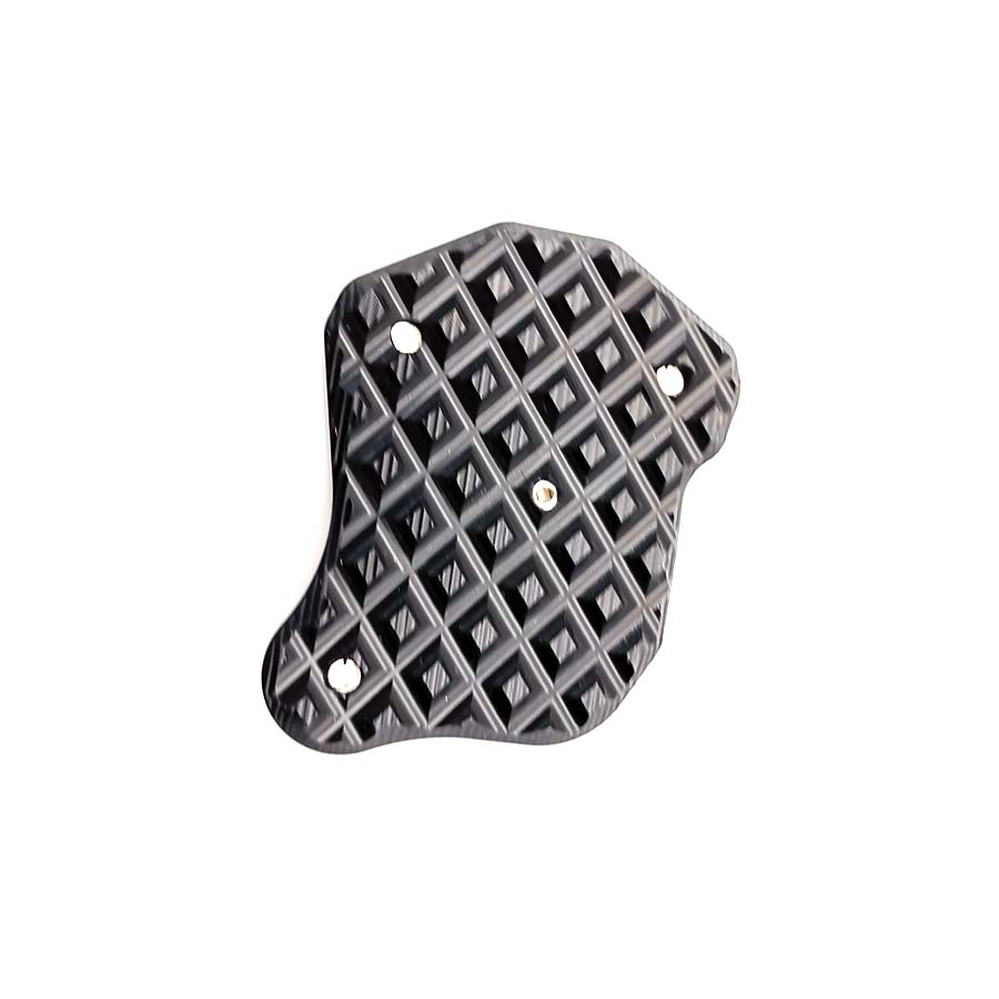 Black Aluminum Alloy Anti-slide Kickstand Extension Pad for Honda CB650F 2017-18