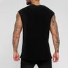Men's Summer Sport Sleeveless T-Shirt Vest Casual Cotton Printed Gym Vest