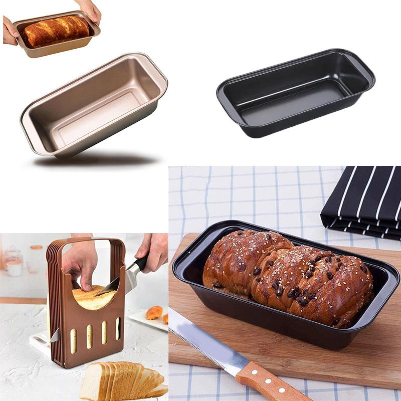 Carbon Steel Loaf Pan with Lid for Bread Baking Sandwich Mold Rectangular Toast Pan with Anti Warp Design Kitchen Baking Tool