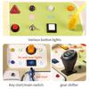 Busy Board For Kids Simulated Circuit Toys With LED Light Switch Scientific Educational Wooden Toys Gifts For Boys Girls