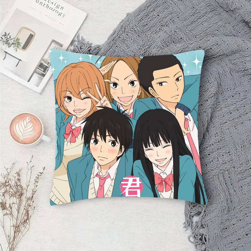 Аниме Kimi Ni T-Todoke Наволочка Чехол для Подушки на Диван Декор Комнаты Дома