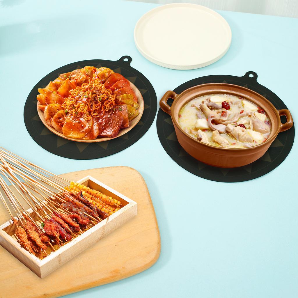 2/4Pcs Induction Hob Protector Mat Induction Cooker Gasket Induction Cooktop Protector Table Placemat Pot Mat Kitchen Accessorie