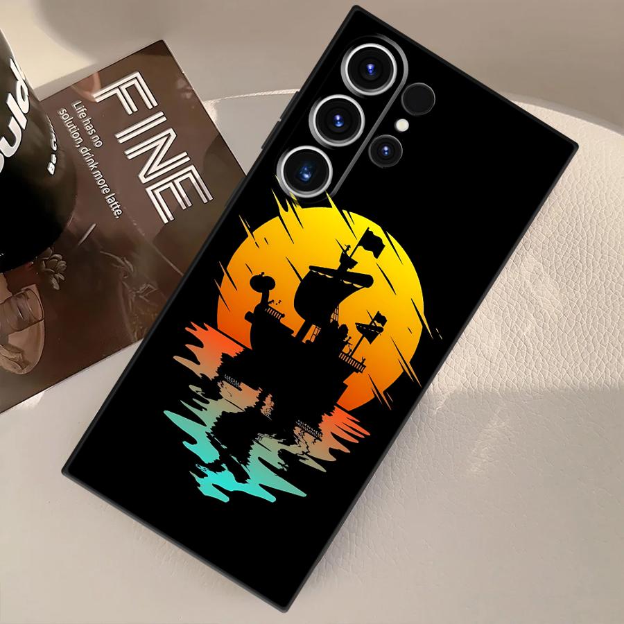 Luffy Zoro Cartoon Case for Samsung Galaxy S21 S22 S9 S20 S24 Plus S23 FE S25 Ultra Funda Phone Cover