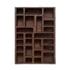 Brown Miniature Trinket Shelf Compartments Goods Display Rack Model Mini Jewelry Holder  Doll House