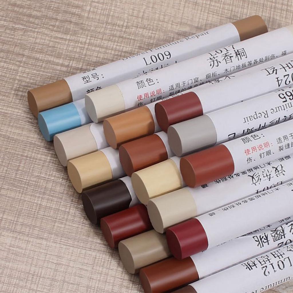 Воск для ремонта пола деревянной мебели, карандаши для ремонта поврежденных царапин на дереве, материалы для ремонта когтеточек 20 цветов