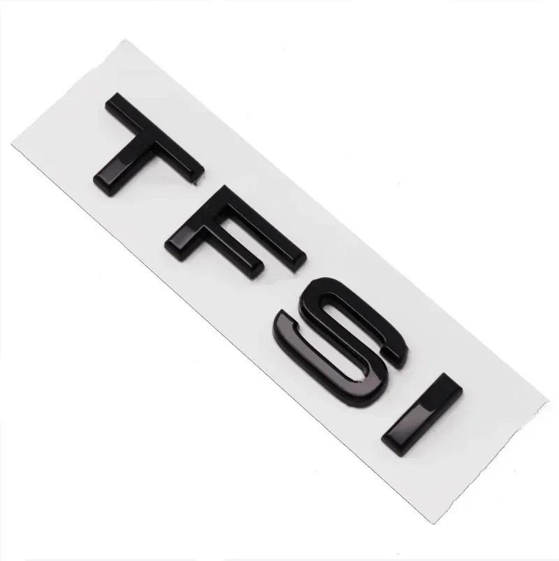 3D ABS TFSI TDI Logo Car Sticker Rear Trunk Boot Emblem Badge Decals for Audi A3 A4 A5 A6 A7 A8 Q2 Q3 Q5 Q7 Accessories