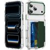 Чехол-кошелек Jun Fan Color Block для iPhone 18 Pro Max, для Apple 17 Pro со слотом для карт и защитной крышкой для iPhone 16