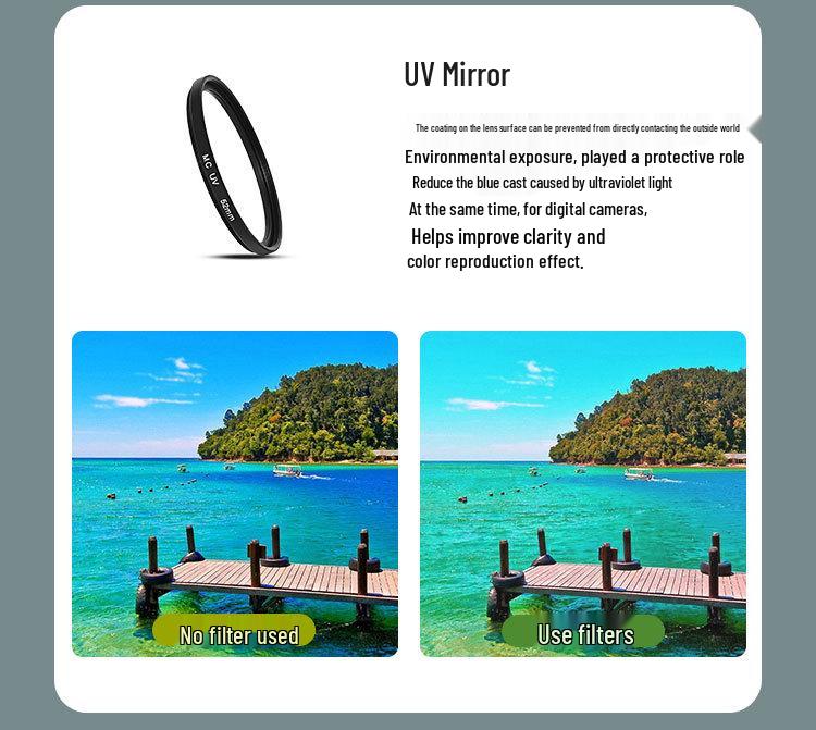 Чехол-фильтр для объектива Apple iPhone 13 Pro - Набор линз CPL 52 мм