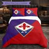 Fiorentina FC Themed Bedding 3Pcs Duvet Cover Set Decorative Bed Linen For Teen Room Home Decoration
