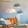 Now Nordic Lighting Современная гостиная Обеденный стол Лампы Простая индивидуальность Креативный бар Спальня Однорожковая люстра Macaron