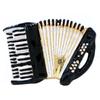 New Enamel Accordion Brooch Men Fashion Jewelry Musical Instruments Suit Accessories High Quality Black Color