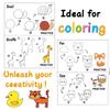 Step-by-Step Drawing Book Lovely Educational Early Learning Food Animal-Themed Coloring Book Easy to Draw