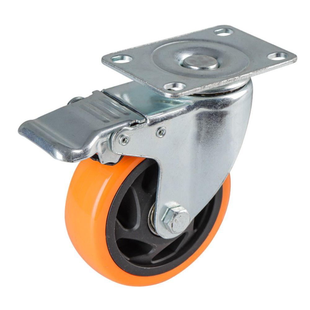 Blackheart Orange Face Furniture Castor 3" / 4" /5'' Wheel Industrial wheels  Table Shelf