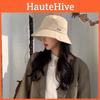 Casual Letter Embroidered Pattern Womens Bucket Hat Versatile Allseason Hat Outdoor