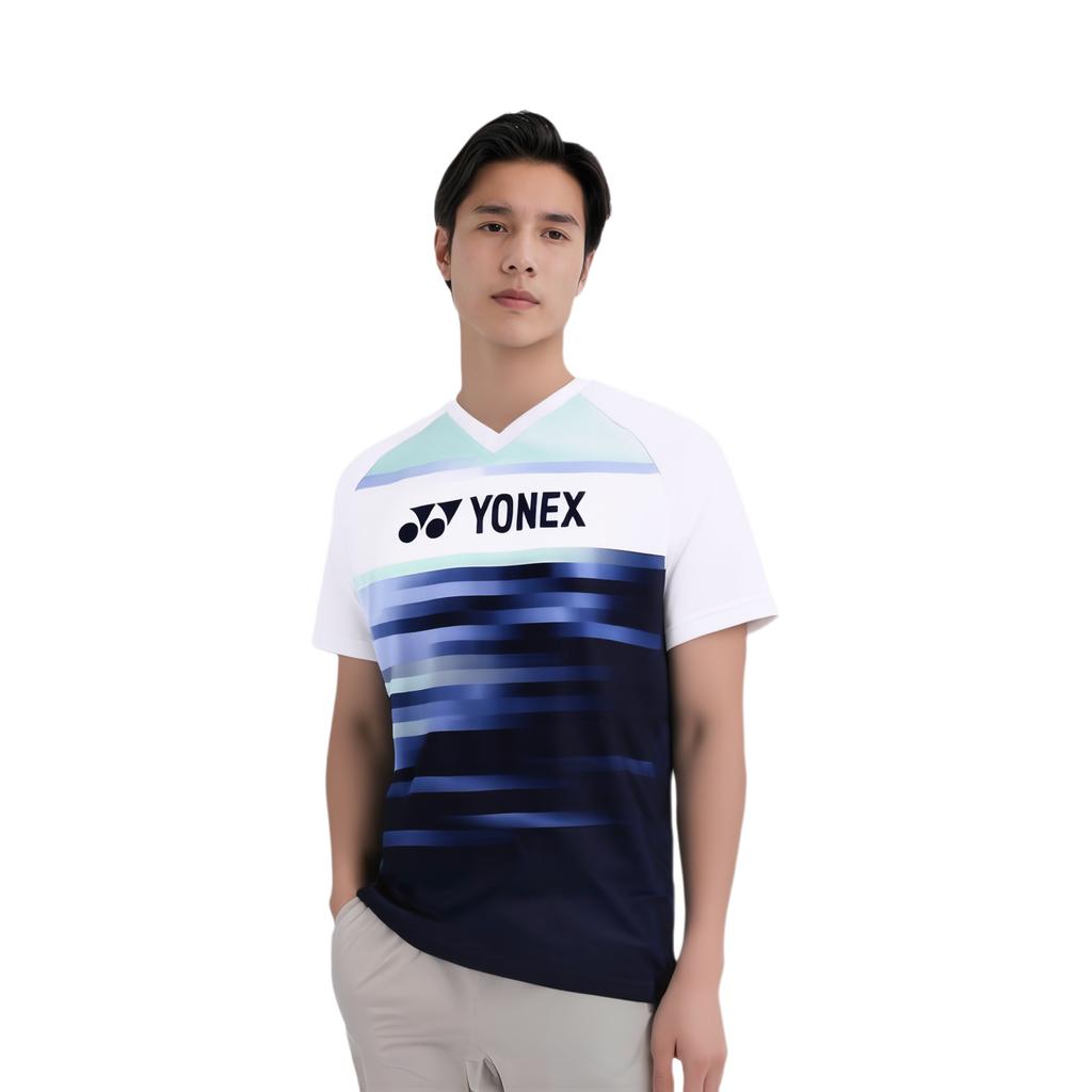 YONEX Badminton Jerseys Men's V-neck Moderate 110125BCR