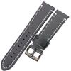 Genuine Leather Watchbands 18mm 20mm 22mm 24mm Black Dark Brown Women Men Cowhide Watch Band Strap Belt With Buckle
