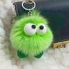 Natural Fox Fur Key Ring for Women Luxury Bag Car Keychain Cute Gift Fluffy Plush Dolls
