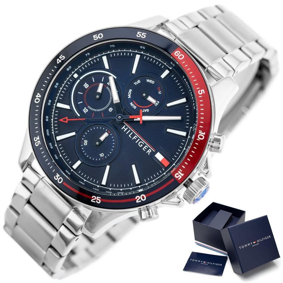 Men's Watch TOMMY HILFIGER 1791718 BANK (zf022a)