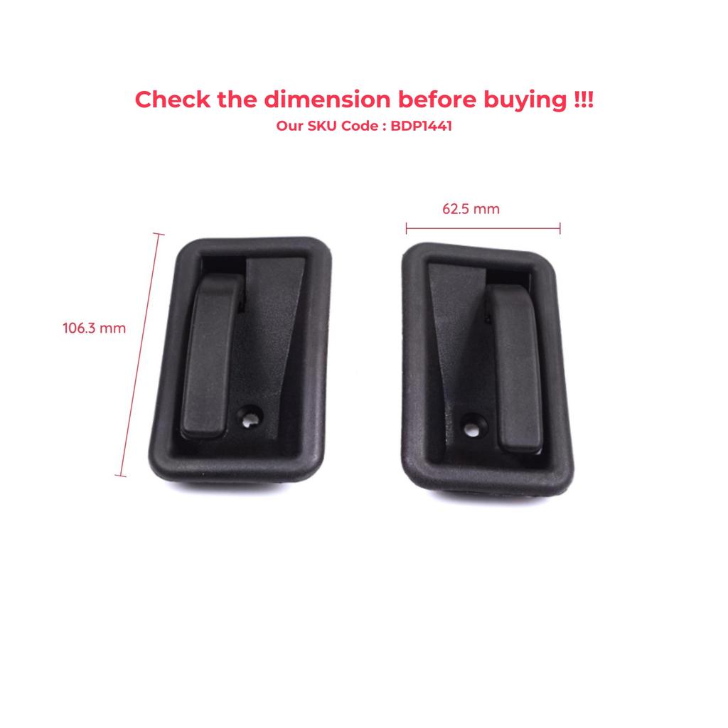 BDP1441 Левая правая внутренняя ручка открывания двери черная для Renault 19 Phase 2 1992-2000 Clio MK1 1990-1999 7700813585 7700813586