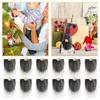 12 Pcs Gnome Beard Handmade Wooden Round Ball Unfinished Natural Hardwood