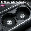 2Pcs Car Center Console Silicone Water Cup Pad For Renault Clio Sandero Captur Megane R5 4 E-tech Scenic Austral Rafale Symbioz R444
