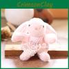 Cute Skirt Bunny Plush Toy Pendant Key Chain Bag Decor For Gift And Kids Play