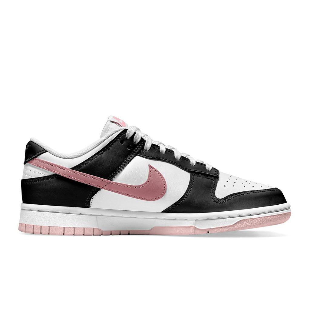 Nike Dunk Valentine's Day Edition Cushioning Low top Skateboard Shoes Women's Black Pink Panda DD1873-112(Team2154-)