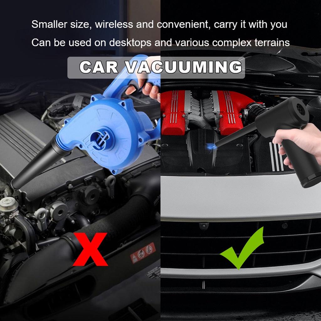 50000RPM Rechargeable Cordless Computer Cleaner Electric High Pressure Air Duster Blower Keyboard Laptop Camera PC Cleaning Tool DC 5V