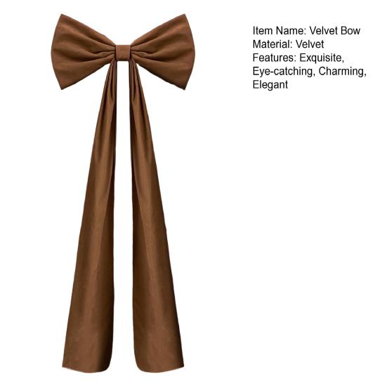 71 Inches Christmas Extra Large Velvet Bow Giant Xmas Tree Toppers Bows for Home Wreath Wall Backdrop Birthday Wedding Party Decoration