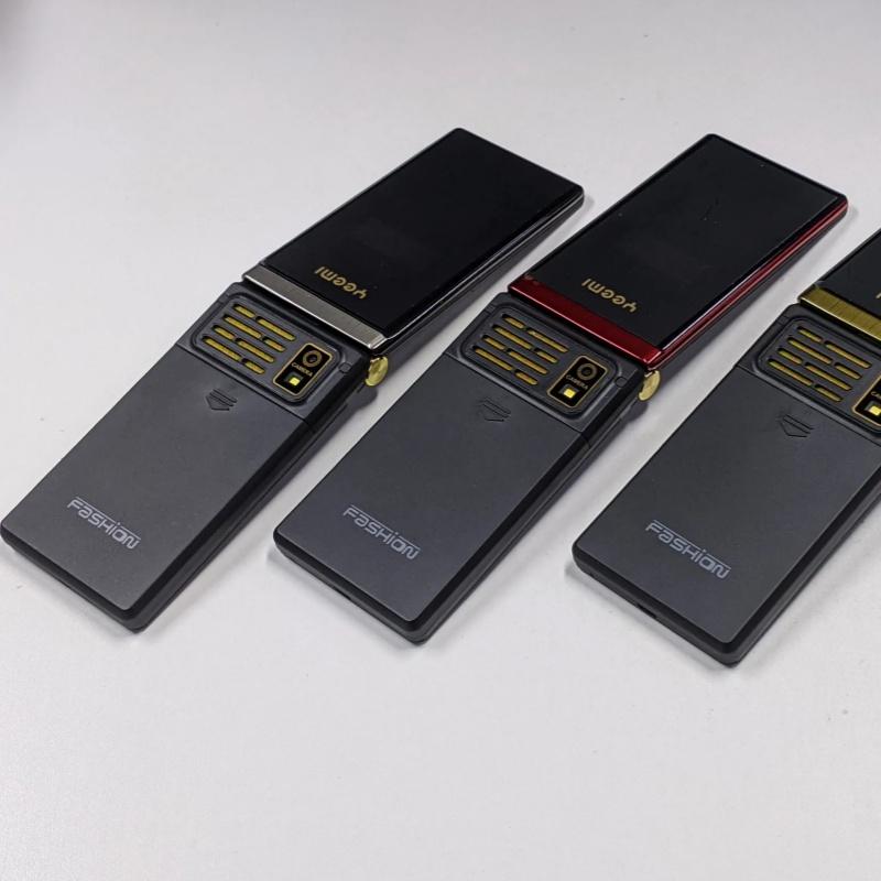 YEEMI M2-C GSM MTK раскладной мобильный телефон с 2,84-дюймовым двойным экраном с большими буквами, вибрацией, MP3, Bluetooth, сотовый телефон для родителей