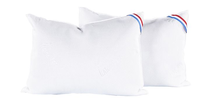 Matelas 160x200 cm,Sleeplux,26cm,latex,ergonomique,face été/hiver,haute densité + 2 Oreillers