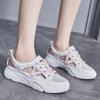 Summer Shoes Women Fashion Sneakers Genuine Leather White Shoes Flat Thick Sole Brand Breathable Mesh