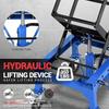 Hydraulic Motorcycle Lift Table with Scissor Jack - 350 Lbs Capacity, Adjustable Lift Range,  Motorcycle Jack for  Dirt Bike