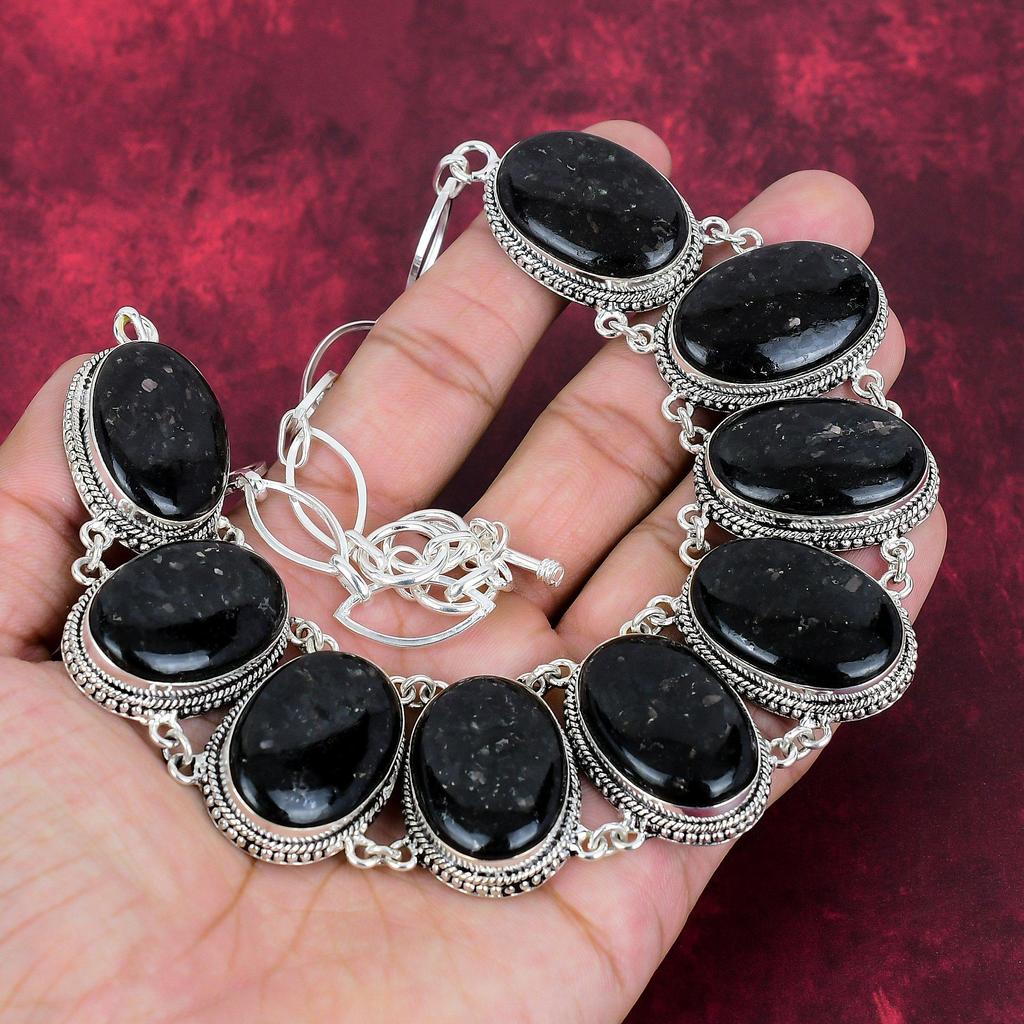 Nummite Necklace, 925 Solid Sterling Silver Gemstone Jewelry, Handmade Necklace, For Thanksgiving