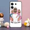 Чехол для телефона Xiaomi Redmi Note 15 Pro Plus 10 11 12 13 14 Pro Redmi 15 15C 14C 10C 12C 13C с рисунком 'Мама, Дочь, Сын, Папа'