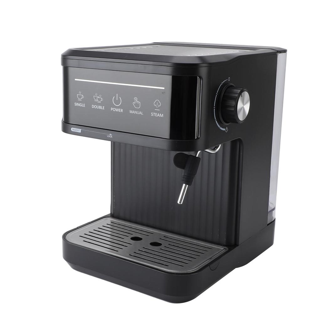 20Bar Coffee Machine 850W Stainless Steel Semi Automatic Coffee Maker Brewer with Grinder Tamper