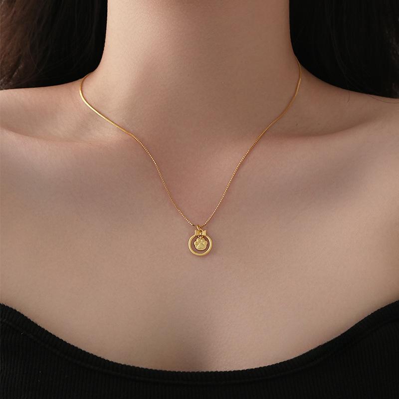 Милое ожерелье с бантом и круглым кошачьим когтем, легкая роскошь и популярный дизайн, универсальный и милый шейный платок