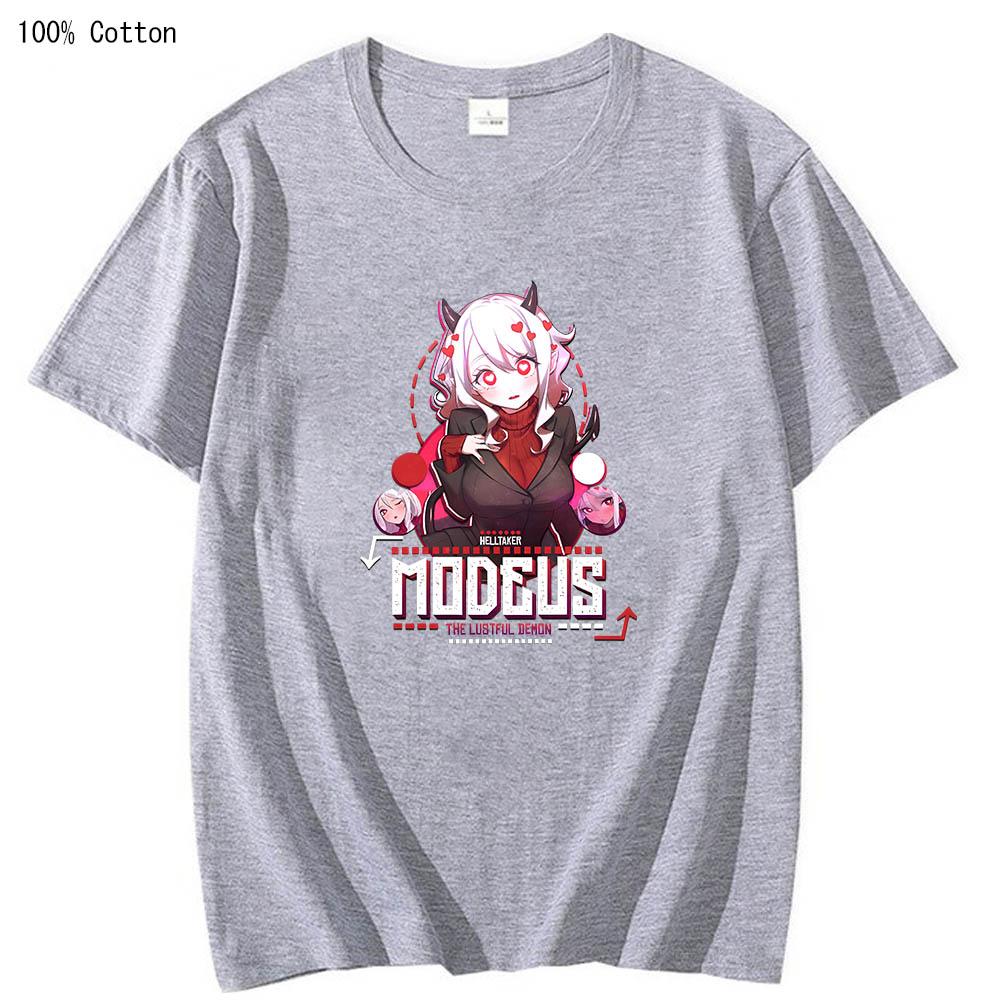 Helltaker Принт Графический Милые Футболки Funko Pop Манга Футболка Мягкий 100% Хлопок Мужская/женская Футболка Большая Мультяшная Аниме Футболки