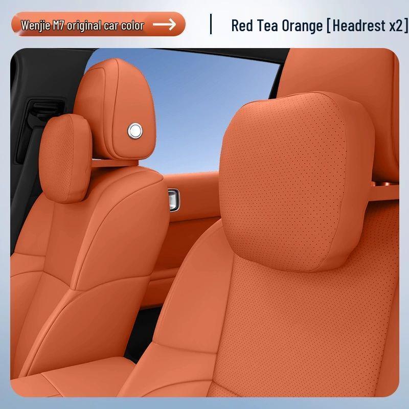 Wenjie M7 Car Accessories: Headrest, Lumbar Support, and Neck Pillow for Interior Comfort.