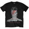 26 Официальная футболка Дэвида Боуи Aladdin Sane Черная Мужская Классическая Рок-футболка Унисекс НОВАЯ Унисекс Футболка
