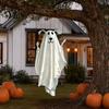 Halloween Ghost Decoration With Best Materials Hanging for Outdoor Decoration, Cute Flying Satin White Home, Tree, Porch, Patio, Lawn, Garden, Holiday