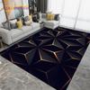 Современный ковер с геометрическим принтом, большой ковер для гостиной, спальни, кухни, ванной комнаты, входной коврик, нескользящие напольные коврики