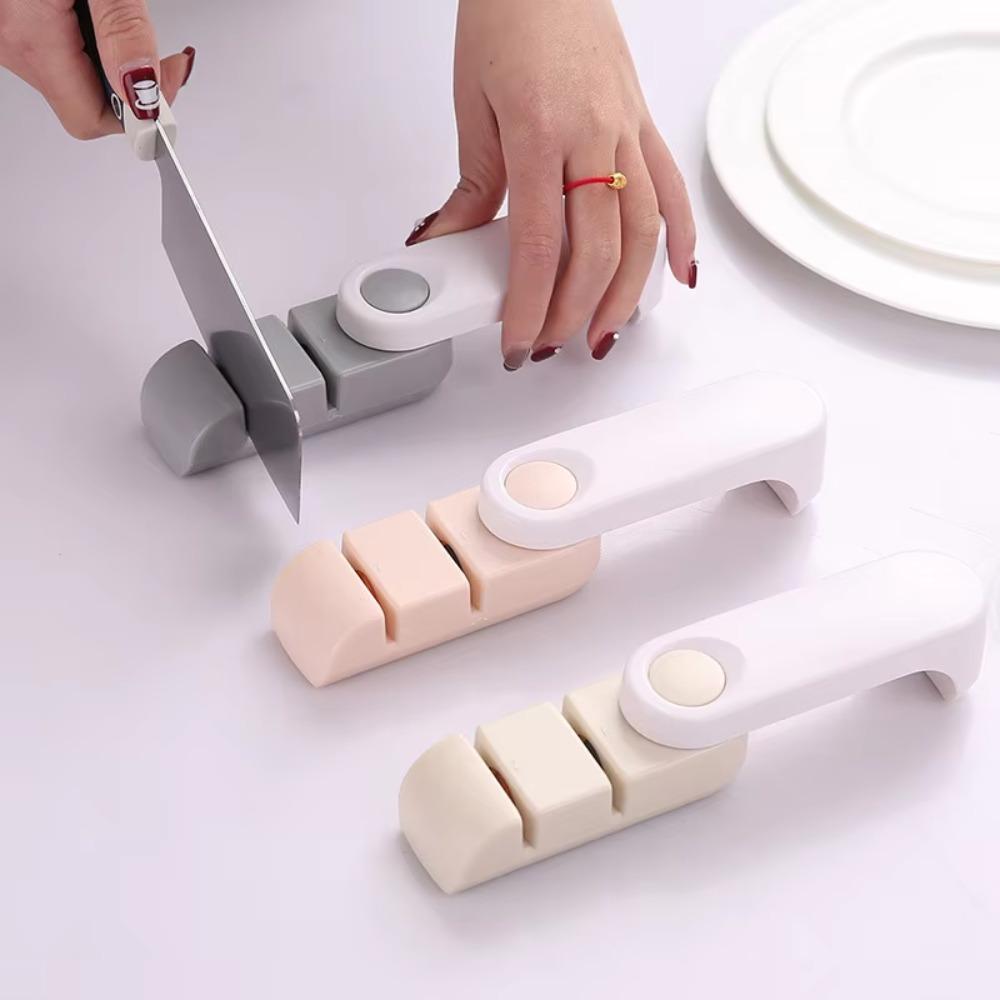 Fixed Angle Sharpening Stone Handheld Scissors Sharpener Durable Kitchen Whetstone  Outdoor