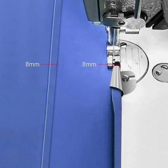 5/6/8Pcs Sewing Rolled Hem Foot Stainless Steel Sewing Machine Rolled Hemming Presser Foot for Household Sewing Shop