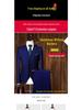 Men's Slim Fit Three-Piece Suit, Multi-Color British Wedding Tuxedo, Plus Size Groomsman Set