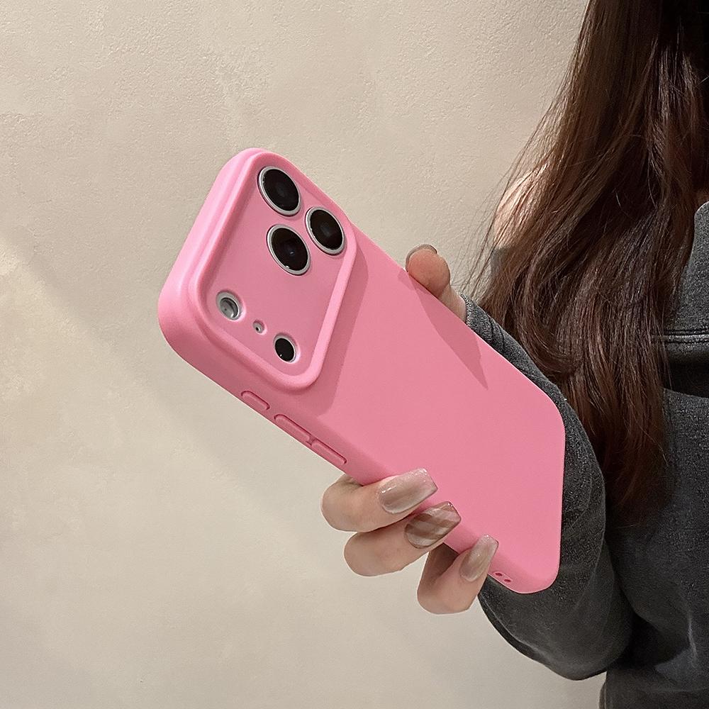 Силиконовый противоударный чехол для телефона для Iphone 17 Air 16 Pro Max 15 Plus 14 Pro 13 12 11 Защита объектива камеры Минималистичный Полностью закрывающийся Матовый чехол