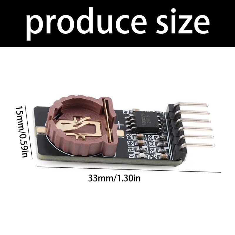 Low Power Real Time Clock Module With Temperature Compensation Wide Voltages Ranges I2C Communication For Wearable Devices