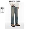 PEACEBIRD Men's American Street Washed Distressed Jeans