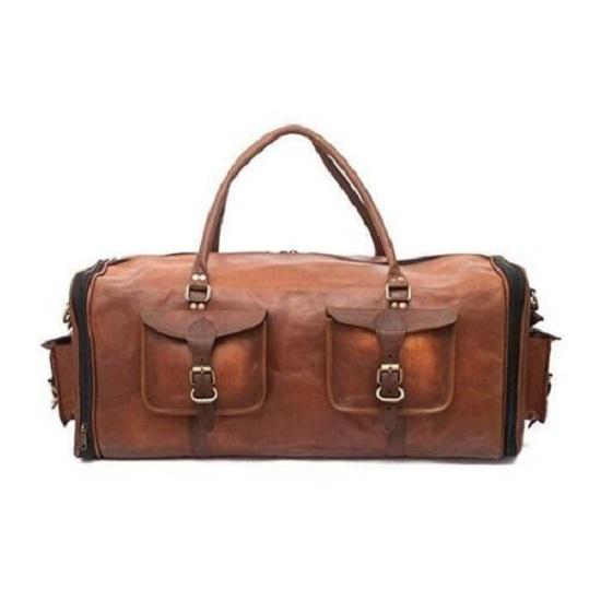 Мужская дорожная сумка из натуральной кожи для спортзала, выходного дня, ночная сумка очень большого размера