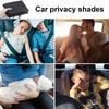 Комплект из 3 штор для конфиденциальности для автомобиля, внедорожника, минивэна - Включает 1 шторку-разделитель заднего сиденья и 2 боковые шторки-разделителя для кемпинга и сна